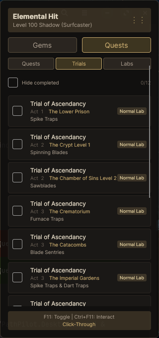 PathPilot Overlay - Trials
