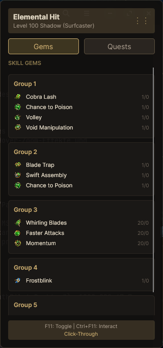 PathPilot Overlay - Gems